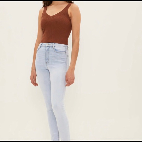 Frank & Oak Debbie High waisted Skinny Jean - Picture 1 of 3